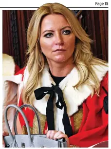  ?? ?? Lady Mone: Accused of breaching code of conduct