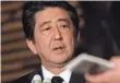  ?? YOSHIKAZU TSUNO, AFP/GETTY IMAGES ?? Japanese Prime Minister Shinzo Abe’s country ranked 72nd on media freedom among 180 countries.