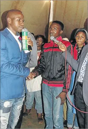  ?? PHOTO: SUPPLIED ?? Lethebo Rabalago, the ‘Doom’ prophet.