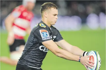  ?? Picture: Backpagepi­x ?? READY. Sharks fullback Curwin Bosch is expecting a big backlash from the Jaguares in their crunch Super Rugby match in Durban on Saturday.