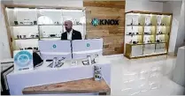  ?? BRUCE R. BENNETT / THE PALM BEACH POST ?? Mark Batievsky, Knox Medical’s director of retail operations, at Palm Beach County’s first medical marijuana dispensary, in Lake Worth, last November.
