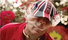  ??  ?? John Lydon photograph­ed in his garden near Venice Beach, Los Angeles, California. Photograph: Pat Martin/The Observer