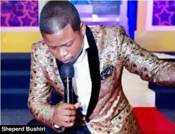  ??  ?? Sheperd Bushiri