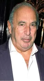  ??  ?? Sir Philip Green sold the BHS chain