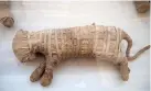  ??  ?? Mummified: Lion cubs and cats are among the remains to be discovered by the team of experts