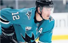  ?? AVELAR/AP TONY ?? Sharks center Patrick Marleau has played in 1,765 career games and is poised to tie Gordie Howe’s NHL record of 1,767 on Saturday.