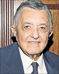  ??  ?? LEGEND: Gabe Pressman reported on New York City for more than 50 years. “He was a visionary,” daughter Liz said.
