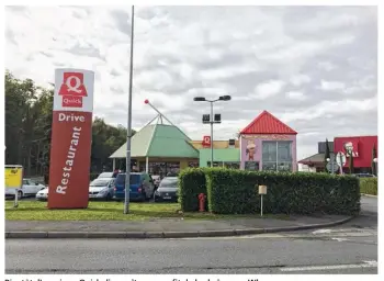  ?? ©LPB / P.Choisnet ?? Bientôt, l’enseigne Quick disparaîtr­a au profit de la chaîne aux Whopper