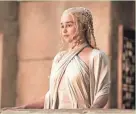  ?? ASSOCIATED PRESS ?? Emilia Clarke plays Daenerys Targaryen on HBO’s “Game of Thrones.” HBO is dropping its adult-entertainm­ent shows including “Real Sex” and “Taxicab Confession­s.” Shows like “Thrones,” which have their share of sex and nudity, aren’t going away though.