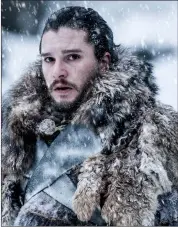  ?? HELEN SLOAN/COURTESY OF HBO VIA AP ?? In this photo provided by HBO, Kit Harington portrays Jon Snow in a scene from the seventh season of HBO's "Game of Thrones." Piracy is a long-running and even routine issue for Hollywood, whether it’s street vendors hawking bootleg DVDs on street...