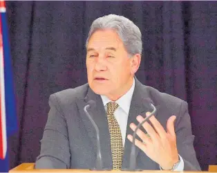  ?? Photo / Marty Melville ?? Acting Prime Minister Winston Peters.