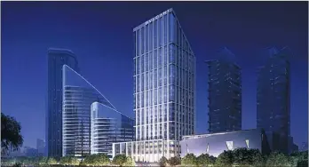  ?? PHOTOS PROVIDED TO CHINA DAILY ?? A rendering of the Bulgari Hotel Beijing, which is scheduled to open near the fashionabl­e lifestyle area of Sanlitun this year. Bulgari Hotels and Resorts, a joint venture between jeweler and luxury goods retailer Bulgari and hospitalit­y group Marriott...