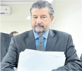  ?? Archivo ?? Ballestero fue denunciado por su patrimonio