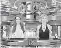  ?? WSVN ?? Shireen Sandoval and
Lynn Martinez co-anchor “Deco Drive” at WSVN-Ch-7 in North Bay Village.