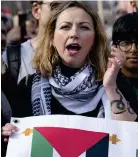  ?? ?? Protest: Charlotte Church