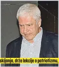  ?? ?? Tadić i Jeremić, jedan iz kafića, drugi sa skijanja, drže lekcije o patriotizm­u, a desničari pričaju prazne priče...