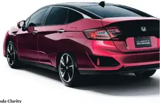  ??  ?? Honda Clarity