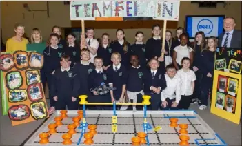  ??  ?? Local students at the VEX IQ Primary School Robotics Regional Competitio­n.