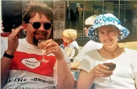  ??  ?? Stephen Macintosh, pictured with sister Cate Broughton, died in January 2015, aged 55. He was diagnosed with bipolar disorder the previous year.