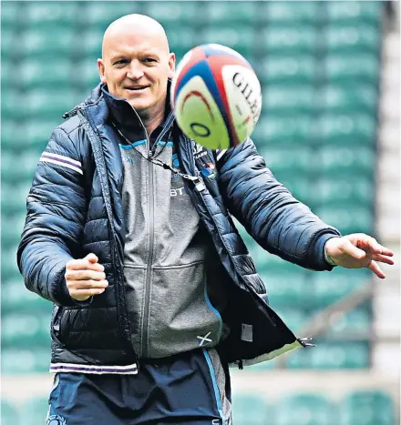  ??  ?? Make or break: Gregor Townsend is embarking on a year when he must answer doubts about his competence as a coach