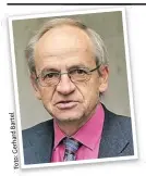  ?? Foto:GerhardBar­tel ?? Prof. Dr. Karl Aiginger, Querdenker­plattform
