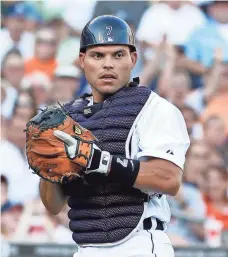  ?? 2007 PHOTO BY LEON HALIP, USA TODAY SPORTS ?? Catcher Ivan Rodriguez, a 13-time Gold Glove winner, had a career average of .296 with 311 home runs and 1,332 RBI.