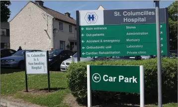  ??  ?? St Columcille’s Hospital, Loughlinst­own