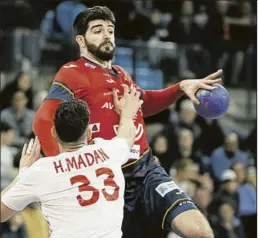  ?? FOTO: EFE ?? Imanol Garciandía, con la selección española en el reciente Preolímpic­o