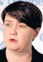  ??  ?? Ruth Davidson