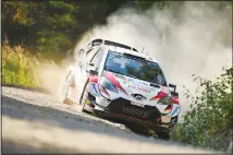  ??  ?? Toyota Yaris at Rally Finland