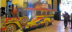  ?? —RUBEN V. NEPALES ?? Jeepney mock-up