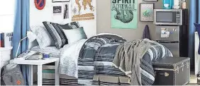  ?? WALMART ?? Starting in July, Walmart’s “Buy the Room” feature will let students purchase an entire collection to outfit their dorm rooms.