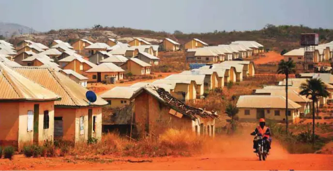  ??  ?? Galuwyi Shere settlement...encroached on by the police