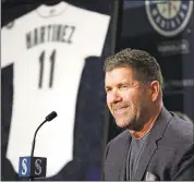  ?? ELAINE THOMPSON — THE ASSOCIATED PRESS ?? Former Seattle Mariners DH Edgar Martinez is optimistic about his chances of being inducted into the Hall of Fame.