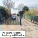  ?? ?? The Young People’s Academy in Hillingdon