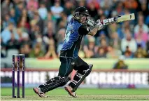  ??  ?? A lean run of 11 single figure scores in his last 15 ODI innings saw Luke Ronchi dropped mid-series in India.