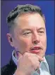  ?? REUTERS ?? Twitter Inc chief executive officer Elon Musk.