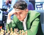  ?? FIDE ?? Alireza Firouzja said that the interrupti­on happened at a crucial juncture of the game.