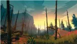  ??  ?? Firewatch is “a very narrative game predominan­tly made by people who really like mechanical games,” Remo says