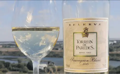 ??  ?? James Romanow’s Wine of the Week is Torreon de Paredes Sauvignon Blanc 2015.