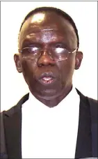  ?? (File pic) ?? Judge John Magagula, who issued the interim order stopping the police from destroying the alcoholic beverages.