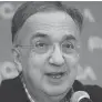  ??  ?? Sergio Marchionne