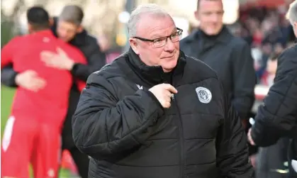  ?? ?? Steve Evans has signed a three-year deal at Rotherham after leaving Stevenage. Photograph: David Loveday/TGS Photo/Shuttersto­ck