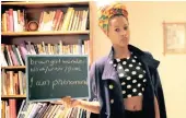  ??  ?? EMPOWERMEN­T: Poet and author Lebohang Masango wrote a children’s book on hair politics and other social issues.