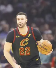  ?? Tony Dejak / Associated Press ?? The Cleveland Cavaliers’ Larry Nance Jr. drives against the Atlanta Hawks during a Feb. 12 game in Cleveland.