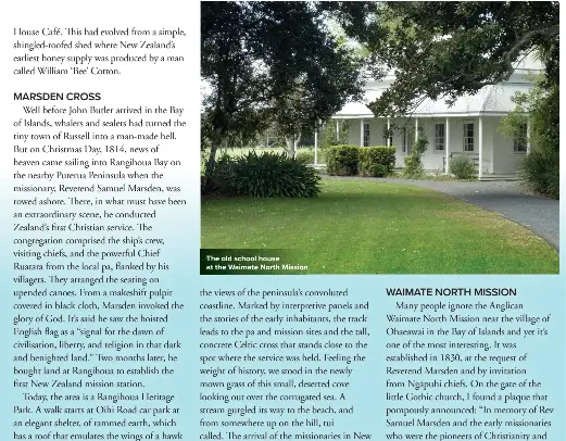  ?? ?? The old school house at the Waimate North Mission