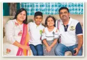  ??  ?? Above left: Michael Bacon and his family. Above: Archana Jain, Vayun Jain, Vivi Jain, and Pradeep B. Ravikeerth­y.
Left: Jamie Atherton and his children. Below ( from left): Ruchita, Rati, Mineshi, and Praveen Rawat.