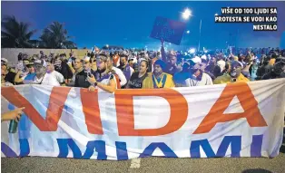  ??  ?? više od 100 ljudi sa protesta se vodi kao nestalo