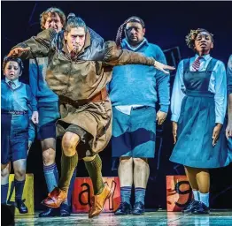  ?? Picture: SUPPLIED ?? BULLY FOR YOU: Rhodes University graduate Ryan de Villiers won a Fleur du Cap theatre award for his performanc­e as Miss Trunchbull in ‘Matilda the Musical’.