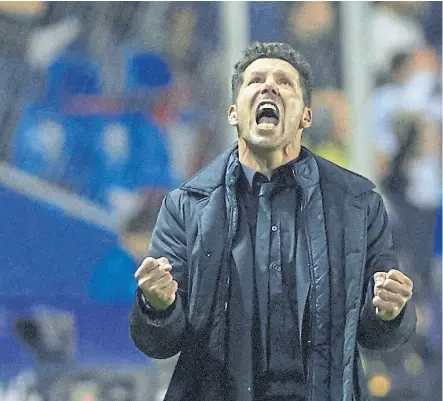  ??  ?? “Sumar muchos jugadores que jueguen bien, por ahí, alimenta más las ilusiones que la realidad”, alerta Simeone